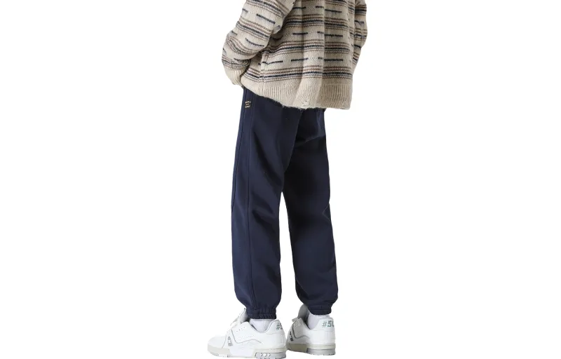 FASTFISH Casual Pants Unisex Light Gray-15