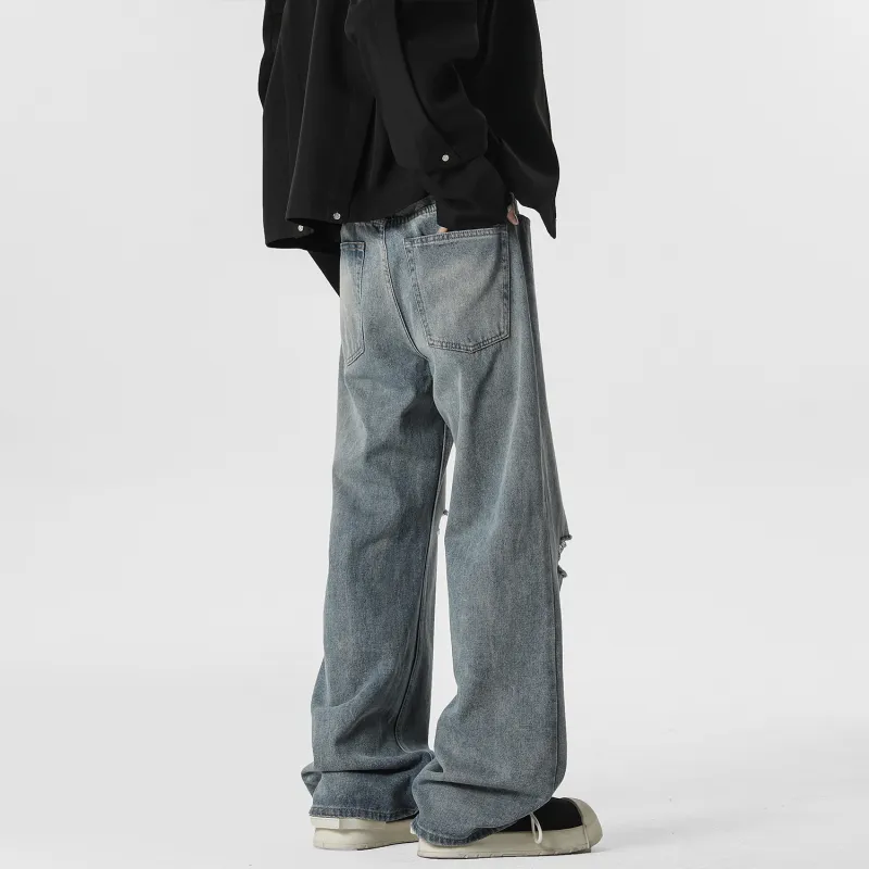 FASTFISH Jeans Unisex Vintage Blue-6