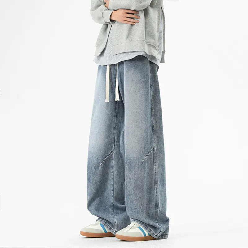 FASTFISH Jeans Unisex Black Gray-18