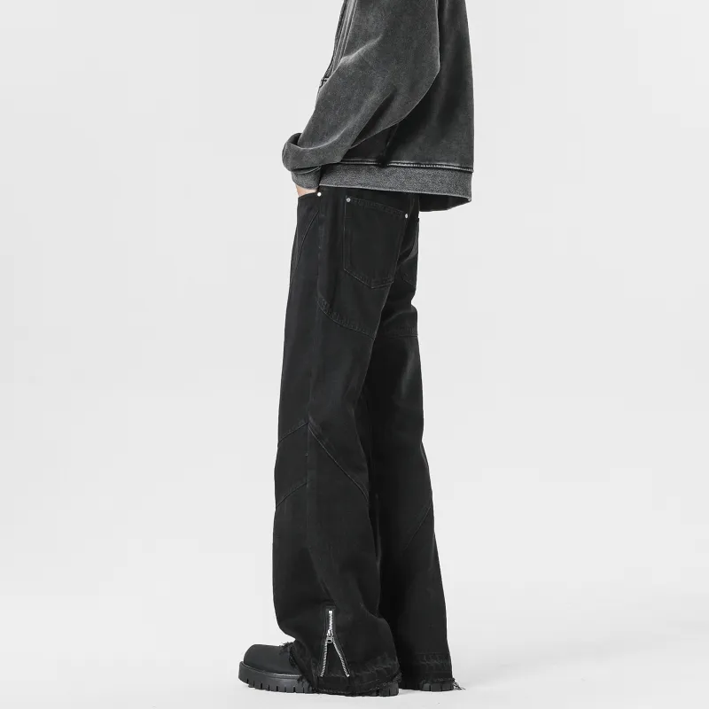 FASTFISH Jeans Unisex Black-2