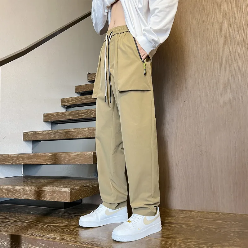 FASTFISH Casual Pants Unisex Army Green-18