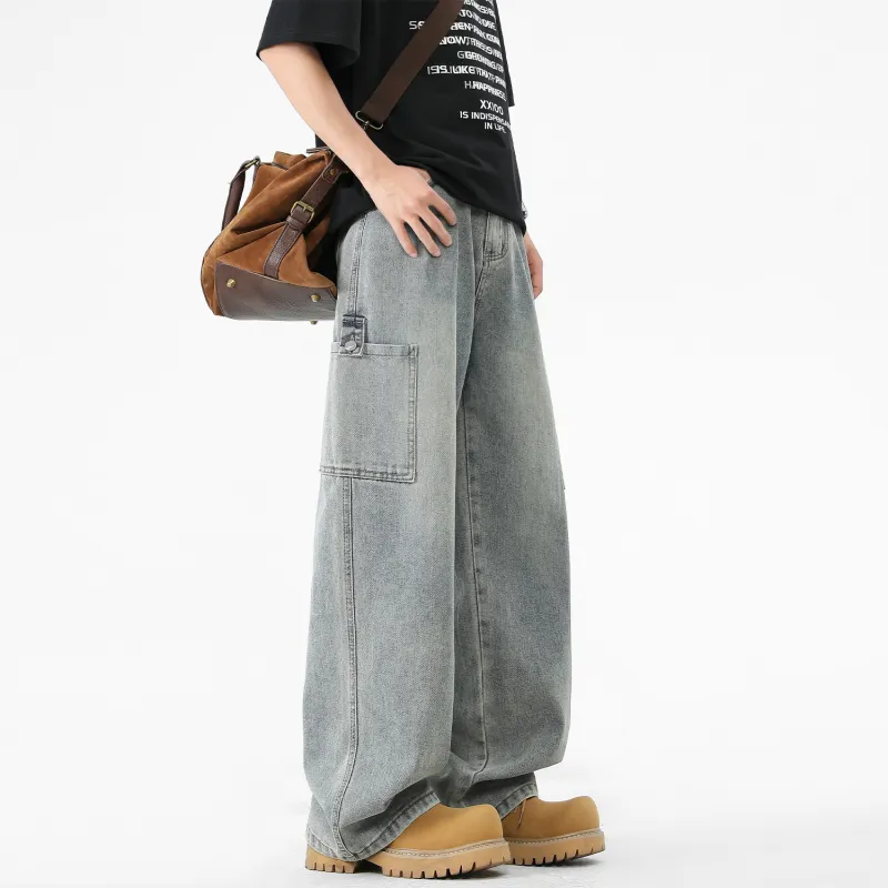 FASTFISH Jeans Unisex Vintage Blue-10