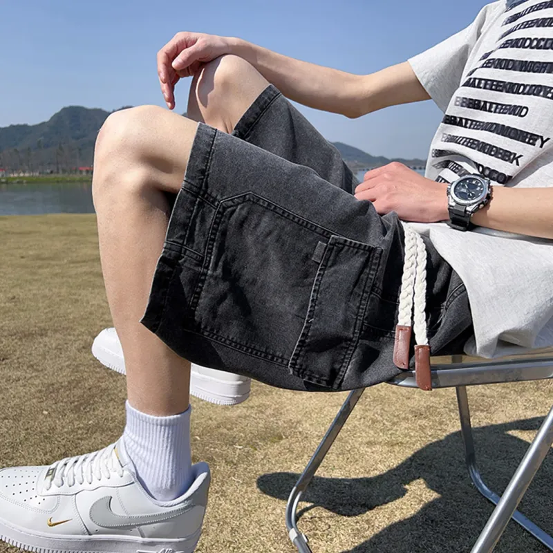 FASTFISH Denim Shorts Unisex-7