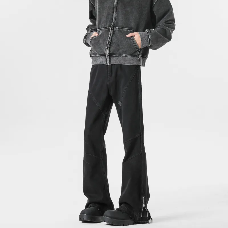 FASTFISH Jeans Unisex Black-4