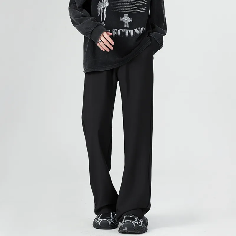 FASTFISH Suit Trouser Unisex Black-3
