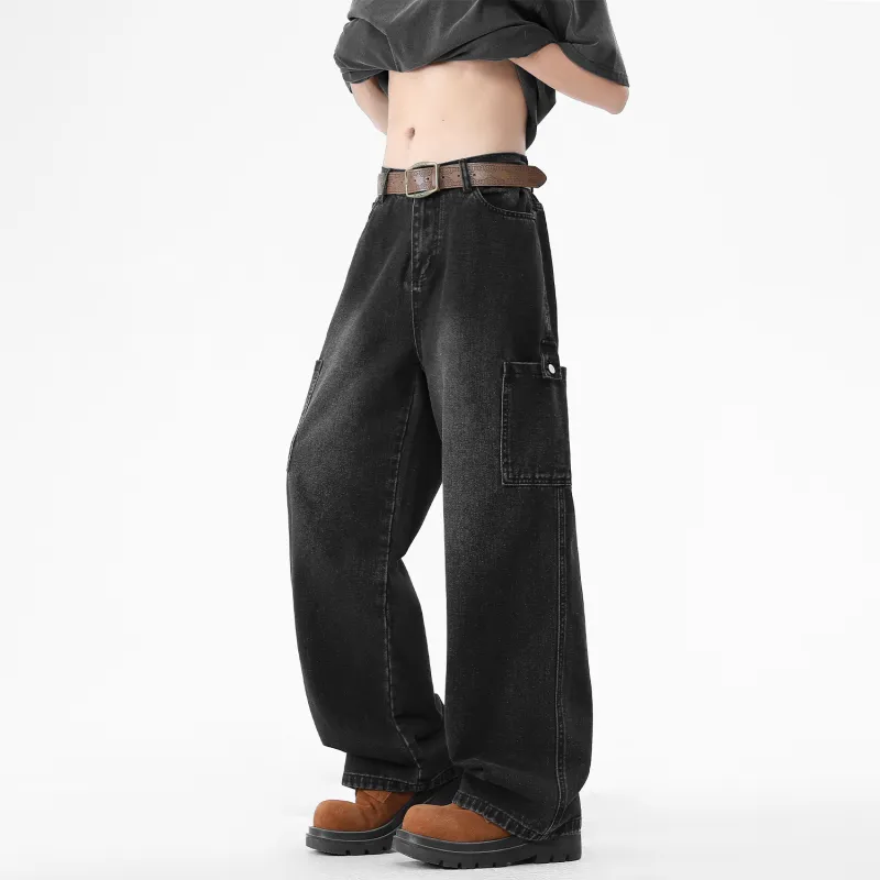 FASTFISH Jeans Unisex Vintage Blue-19