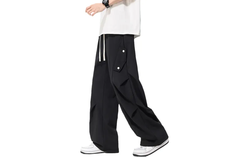 FASTFISH Casual Pants Unisex White-8