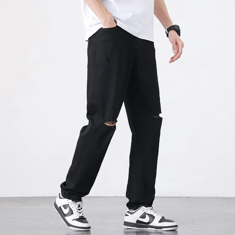 FASTFISH Jeans Unisex Black-2