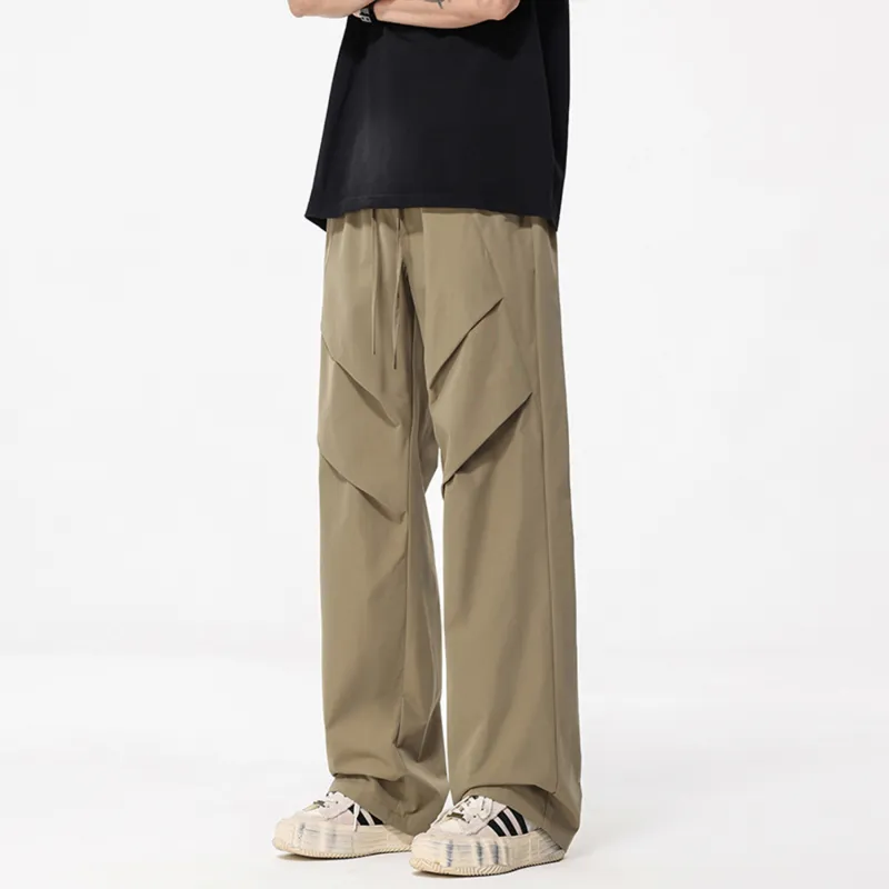 FASTFISH Casual Pants Unisex Black-27