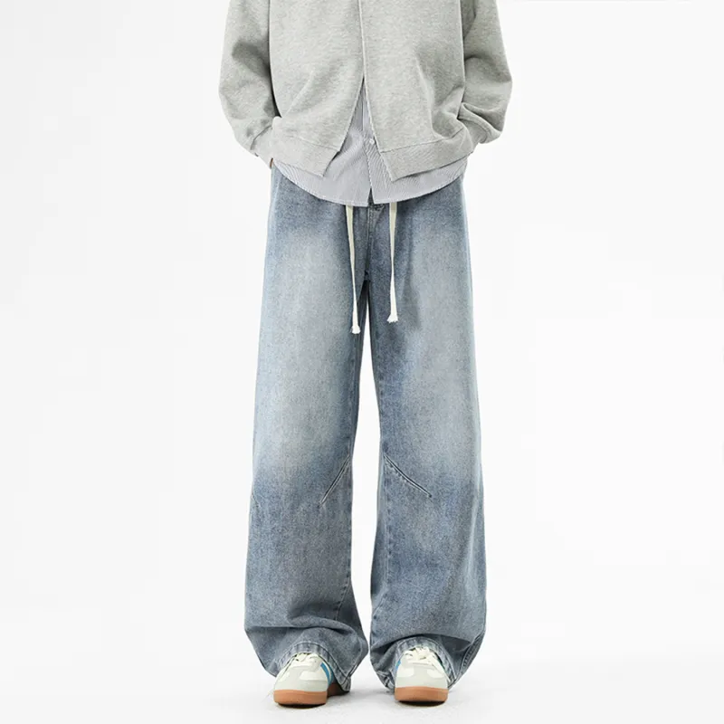 FASTFISH Jeans Unisex Black Gray-19