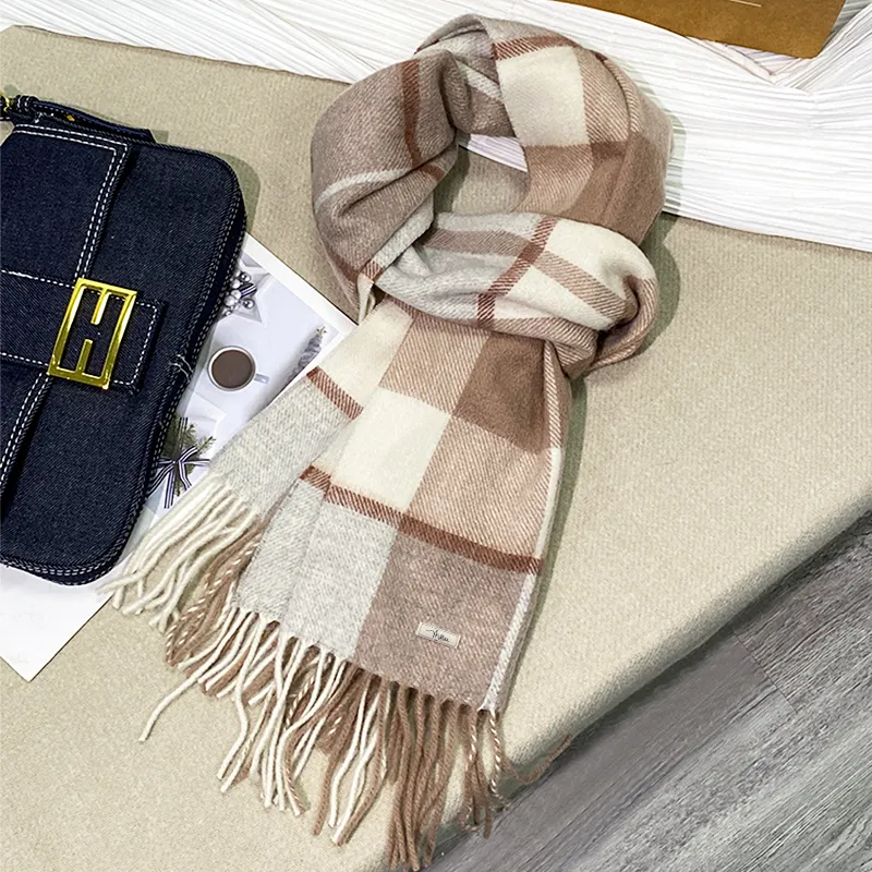 MILLIE'S Wool Knit Scarves Unisex-1