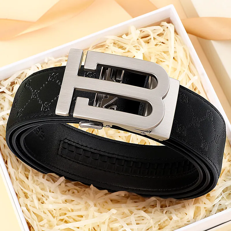 MILLIE'S Cow Split Leather Belts Men's Width  3.5cm-3