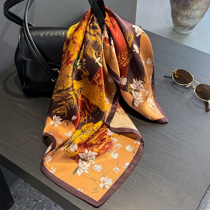 MILLIE'S Mulberry Silk Scarves Women's-12