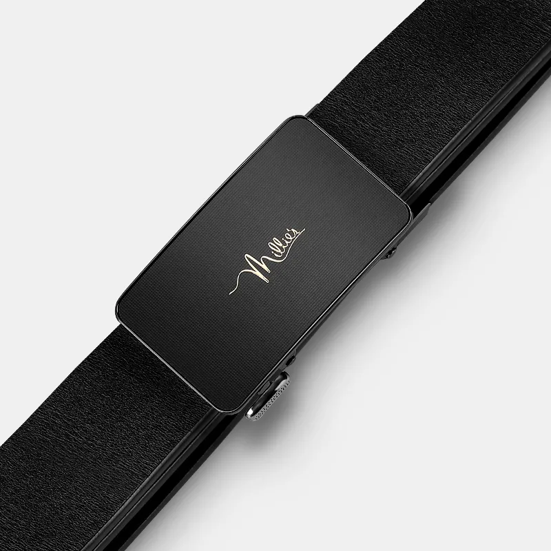 MILLIE'S Cow Leather Leather Belts Men's Width  3.5cm-2