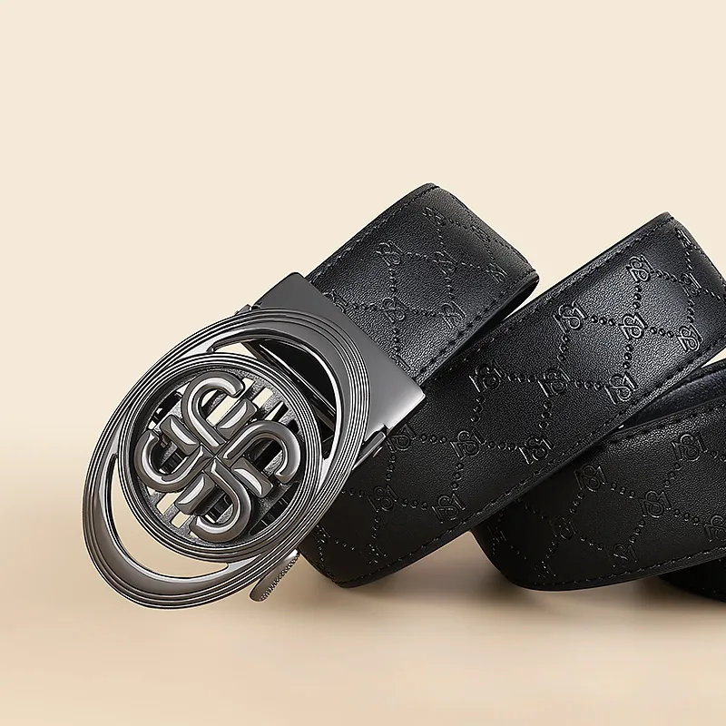 MILLIE'S Cow Split Leather Belts Men's Width  3.5cm-4