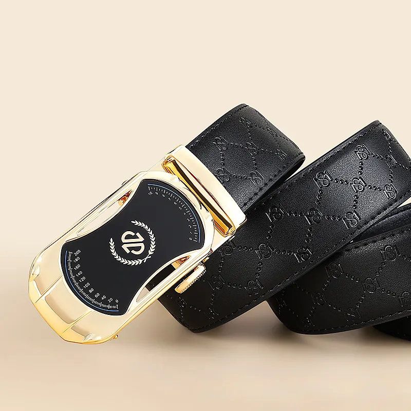 MILLIE'S Cow Split Leather Belts Men's Width  3.5cm-4
