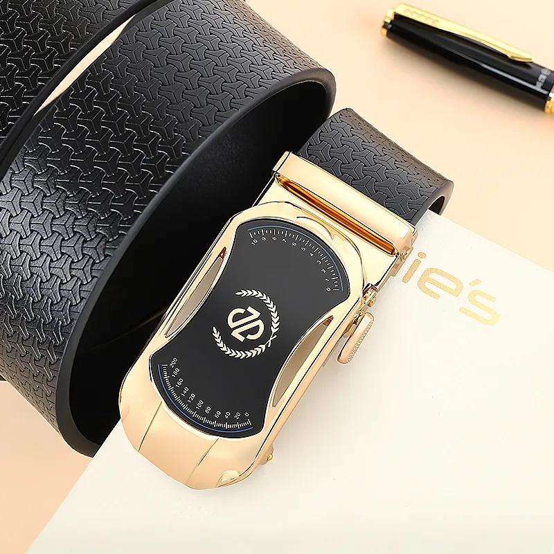 MILLIE'S Cow Split Leather Belts Men's Width 3.4cm-4