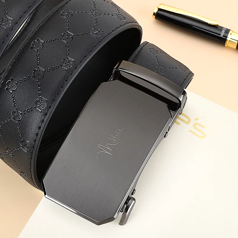 MILLIE'S Cow Split Leather Belts Men's Width  3.5cm-5