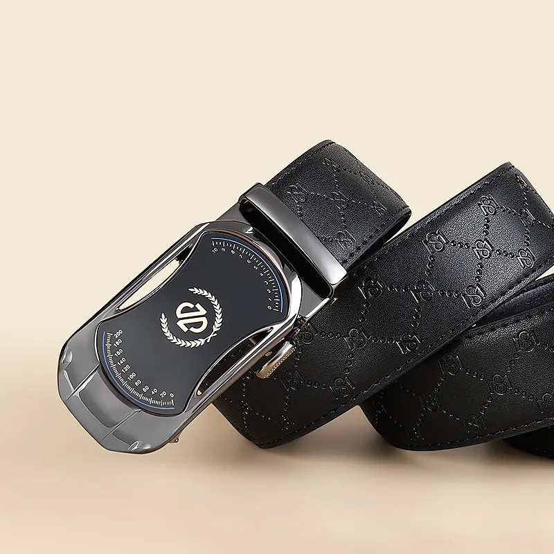 MILLIE'S Cow Split Leather Belts Men's Width  3.5cm-4