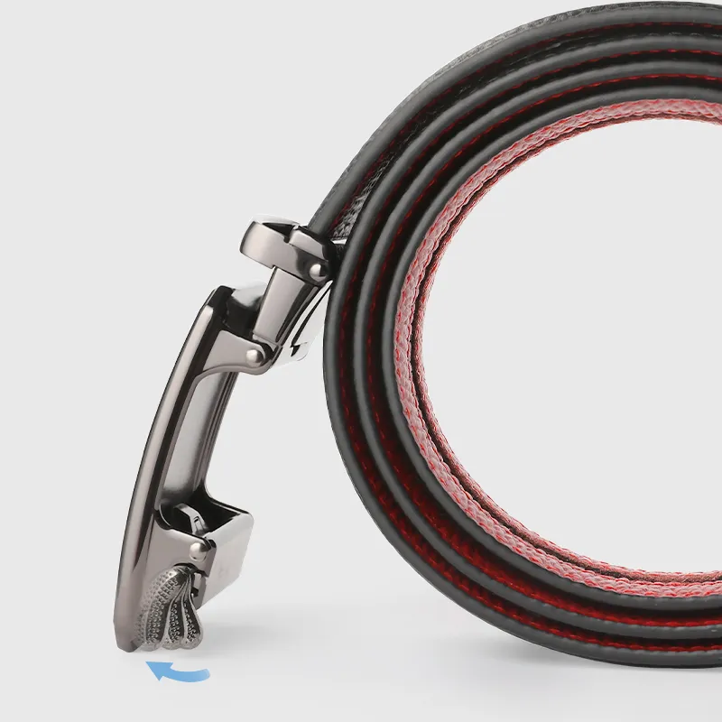 MILLIE'S Top Grain Cow Leather Leather Belts Men's Width  3.5cm-4