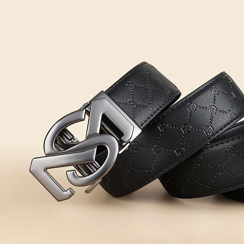 MILLIE'S Cow Split Leather Belts Men's Width  3.5cm-3