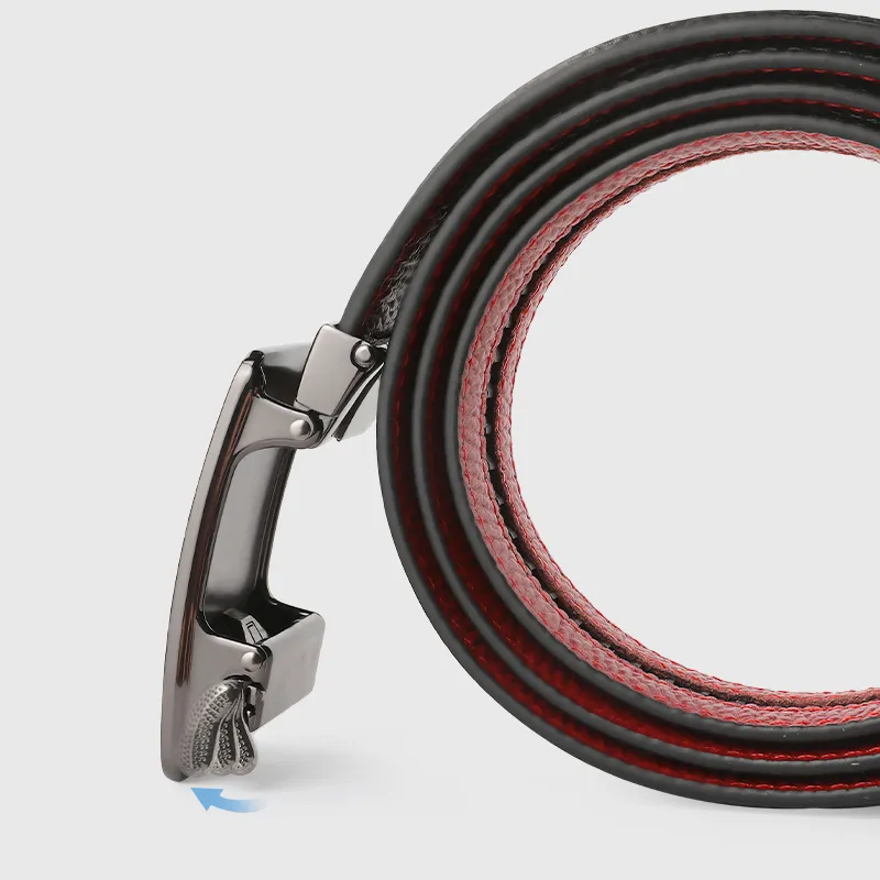 MILLIE'S Cow Leather Leather Belts Men's Width  3.5cm-1