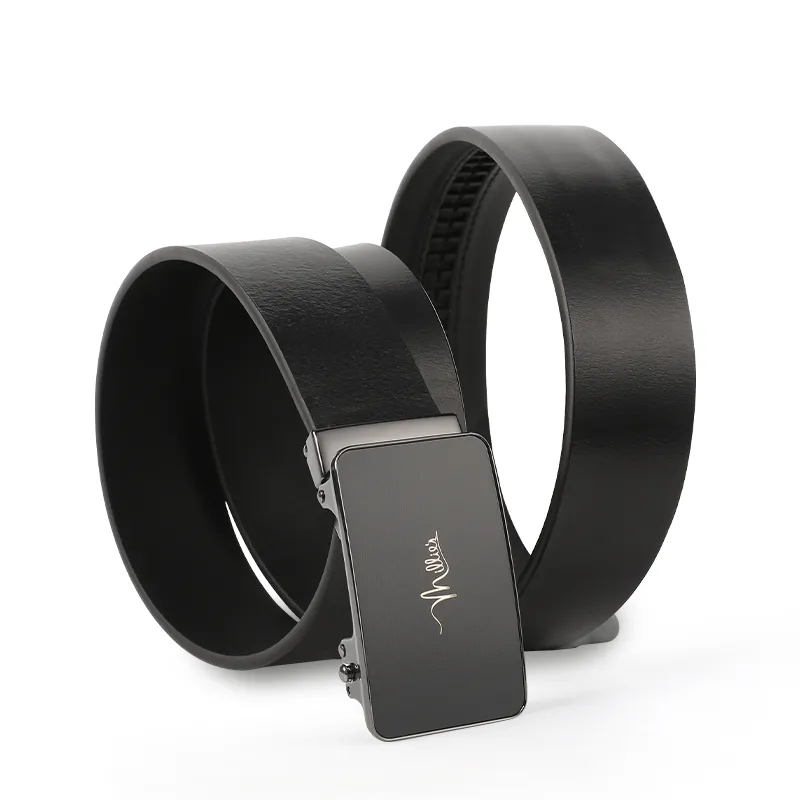 MILLIE'S Zinc Alloy Leather Belts Men's Width 3.5cm-5