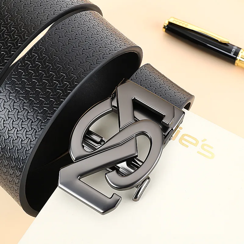 MILLIE'S Cow Split Leather Belts Men's Width 3.4cm-5