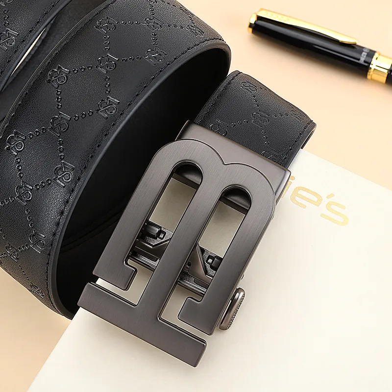 MILLIE'S Cow Split Leather Belts Men's Width  3.5cm-5