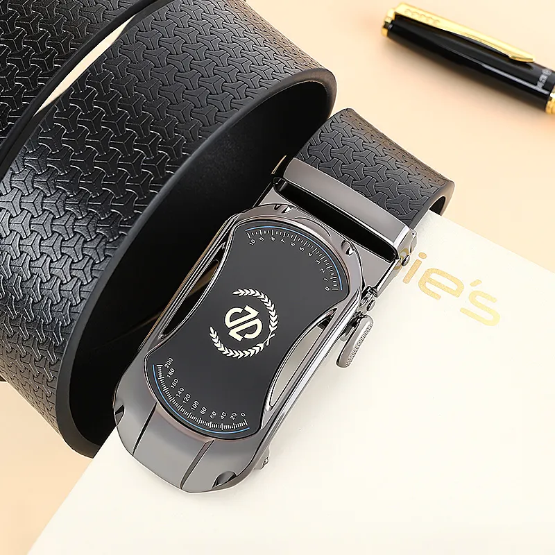MILLIE'S Cow Split Leather Belts Men's Width 3.4cm-5
