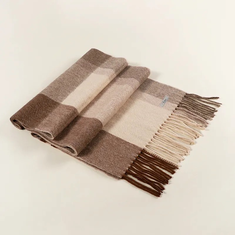 MILLIE'S Wool Knit Scarves Unisex-3