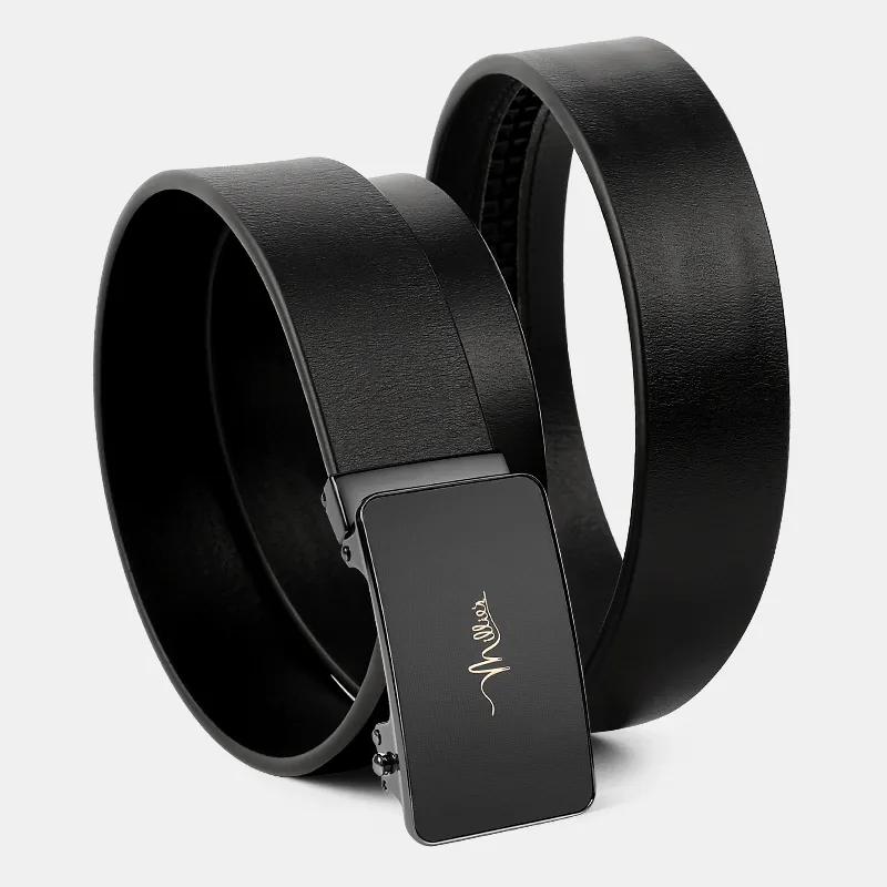 MILLIE'S Cow Leather Leather Belts Men's Width  3.5cm-4