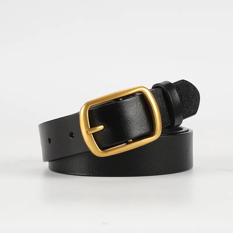MILLIE'S Cow Split Leather Leather Belts Women's Width 2.8CM-2