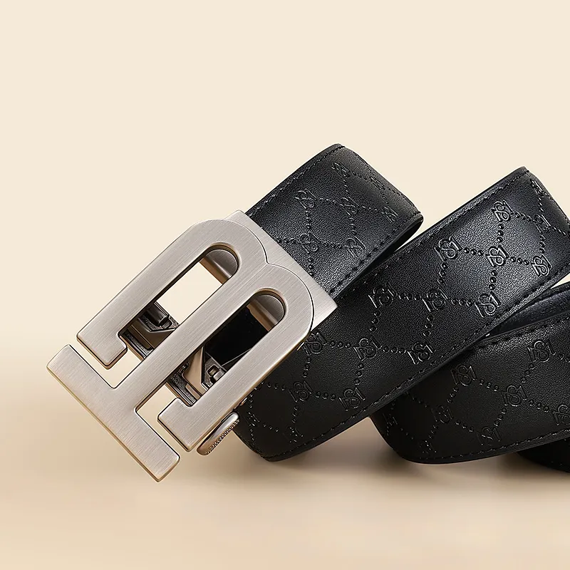 MILLIE'S Cow Split Leather Belts Men's Width  3.5cm-4