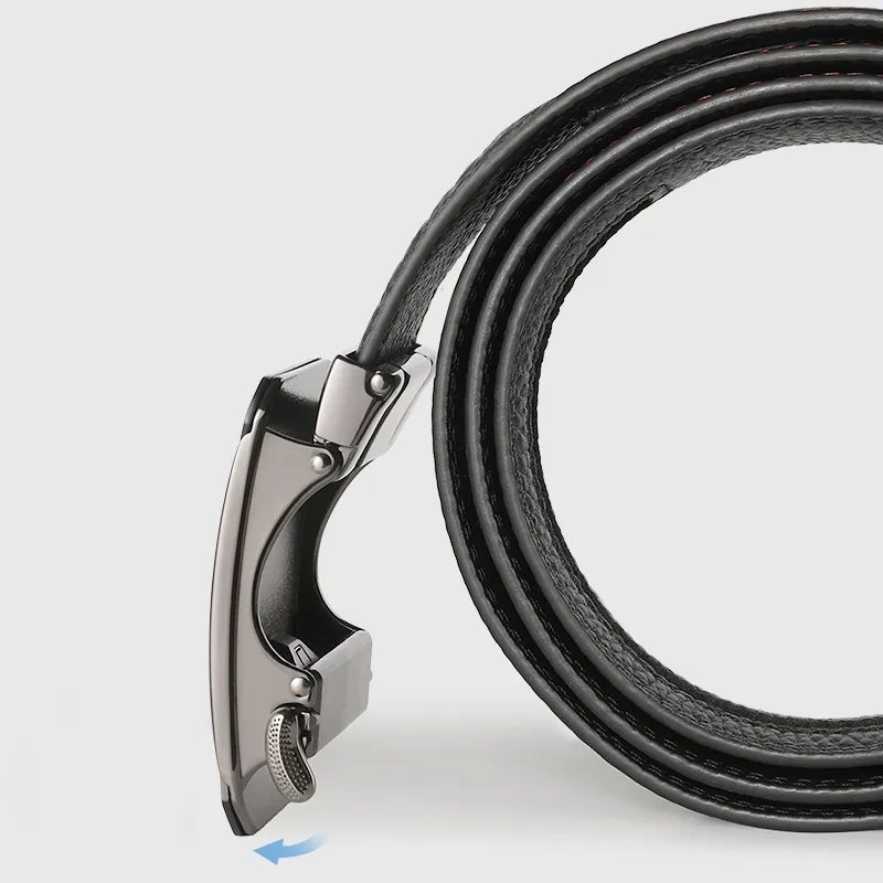 MILLIE'S Top Grain Cow Leather Leather Belts Men's Width  3.5cm-4