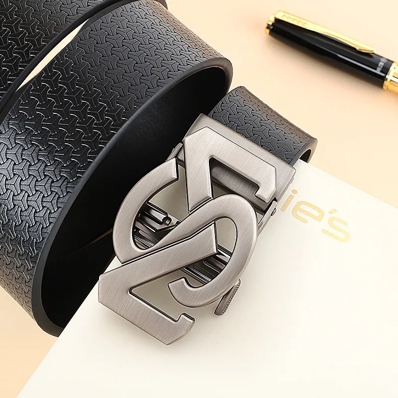 MILLIE'S Cow Split Leather Belts Men's Width 3.4cm-5