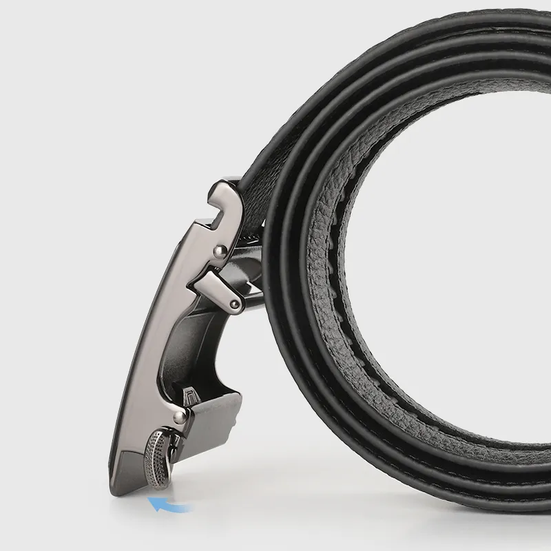 MILLIE'S Cow Leather Top Grain Cow Leather Leather Belts Men's 3.5cm-3