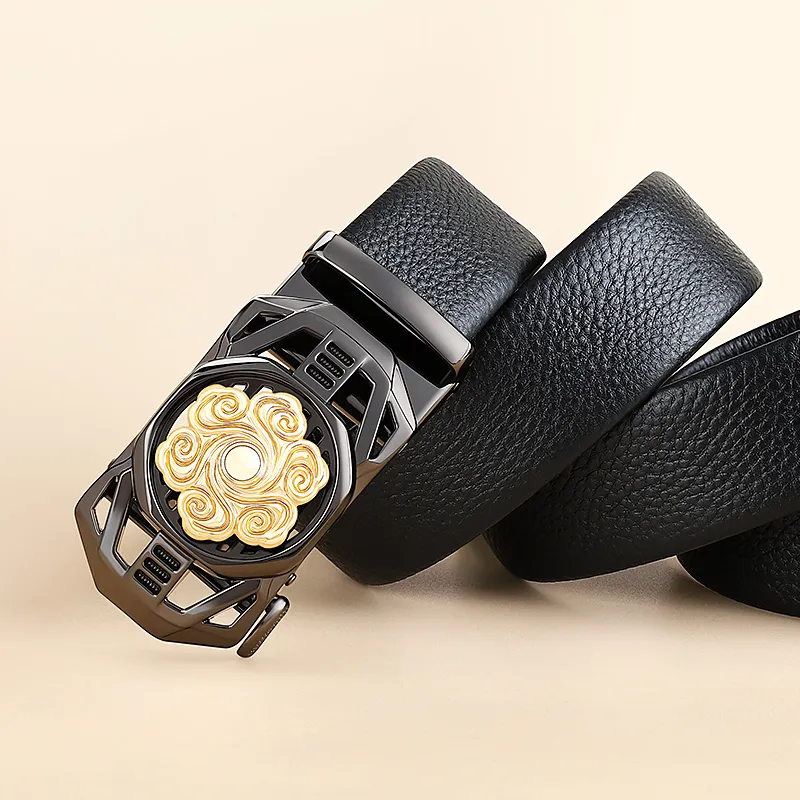 MILLIE'S Cow Leather Belts Men's 3.5cm-2