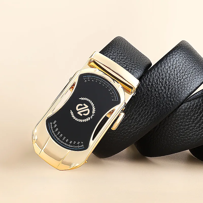 MILLIE'S Cow Leather Belts Men's Width 3.5cm-2