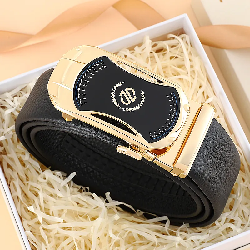 MILLIE'S Cow Leather Belts Men's Width 3.5cm-1