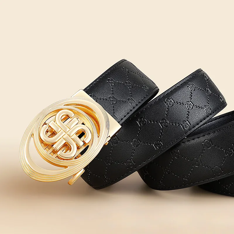 MILLIE'S Cow Split Leather Belts Men's Width  3.5cm-1
