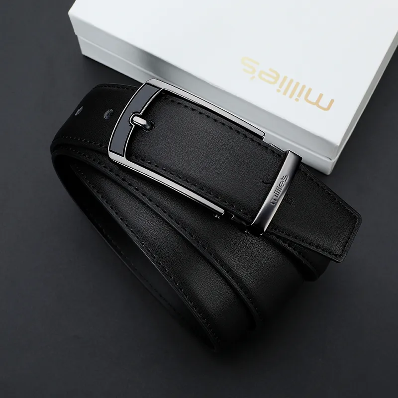 MILLIE'S Cow Split Leather Leather Belts Men's Width  3.5cm-1