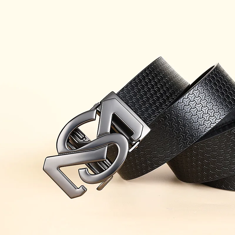 MILLIE'S Cow Split Leather Belts Men's Width 3.4cm-3