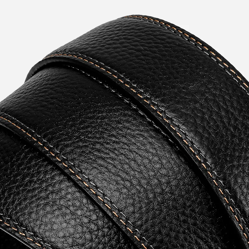 MILLIE'S Top Grain Cow Leather Cow Leather Leather Belts Men's Width  3.5cm-3