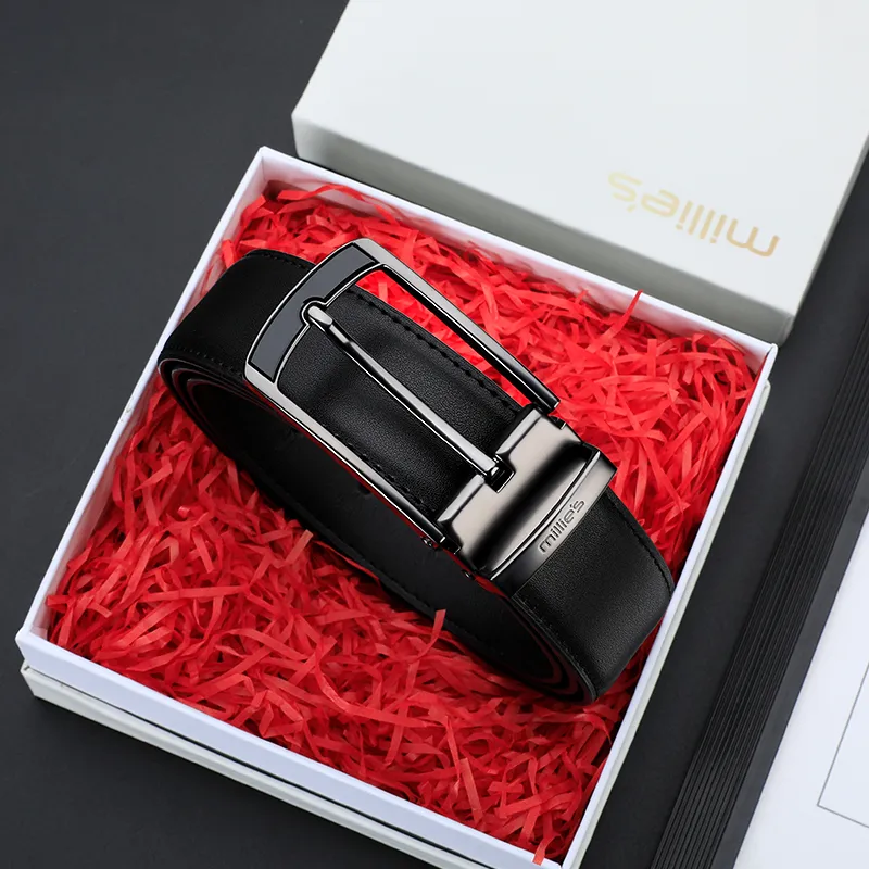 MILLIE'S Cow Split Leather Leather Belts Men's Width  3.5cm-5