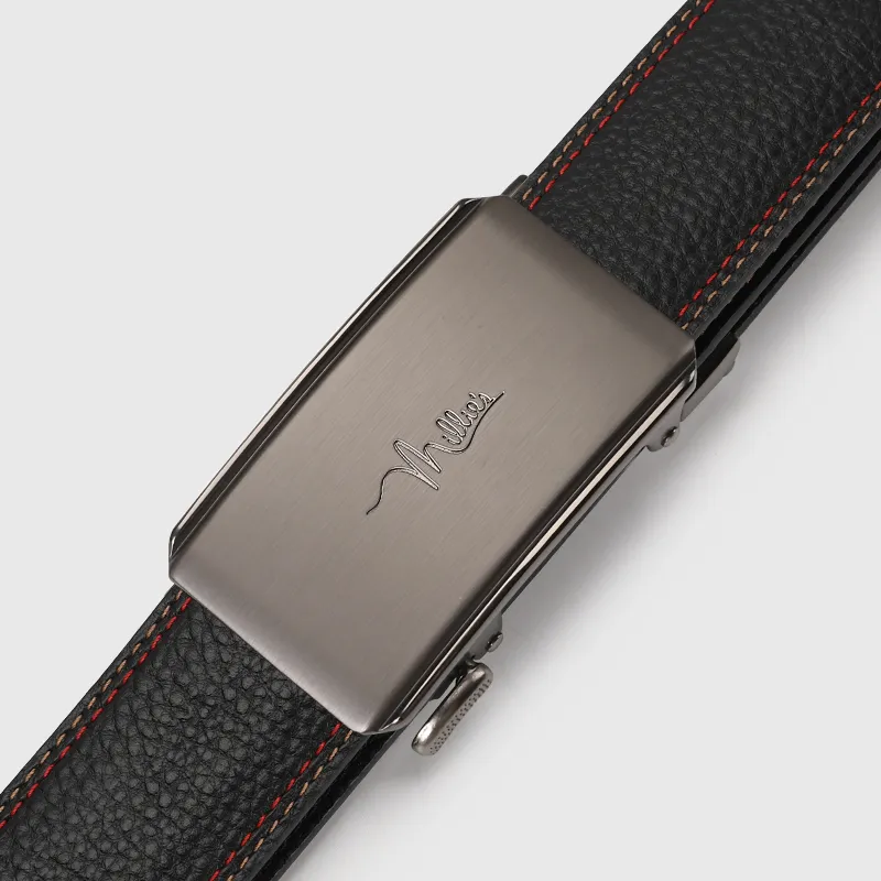 MILLIE'S Top Grain Cow Leather Belts Men's Width 3.5cm-1