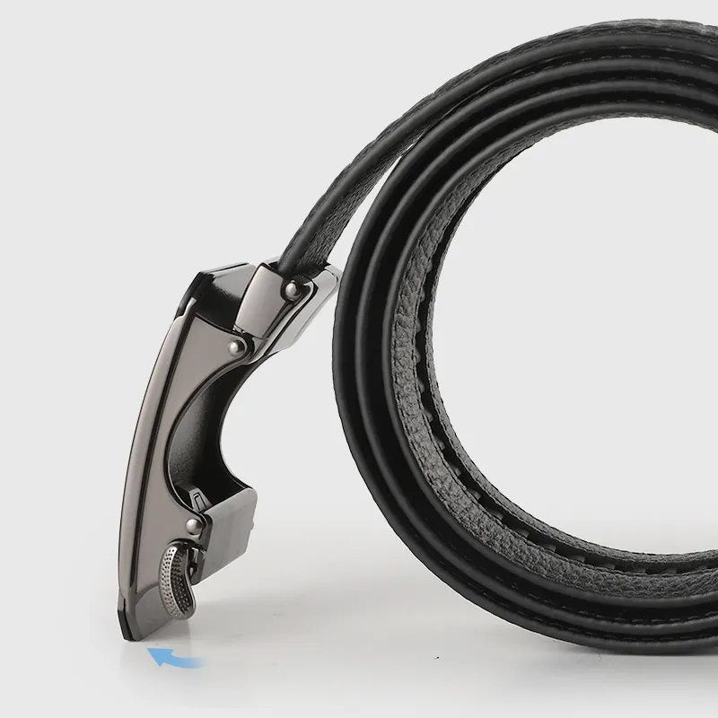 MILLIE'S Top Grain Cow Leather Leather Belts Men's Width  3.5cm-3