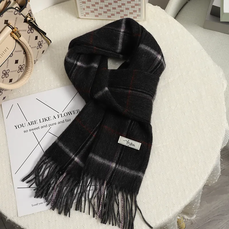 MILLIE'S Wool Knit Scarves Unisex-2