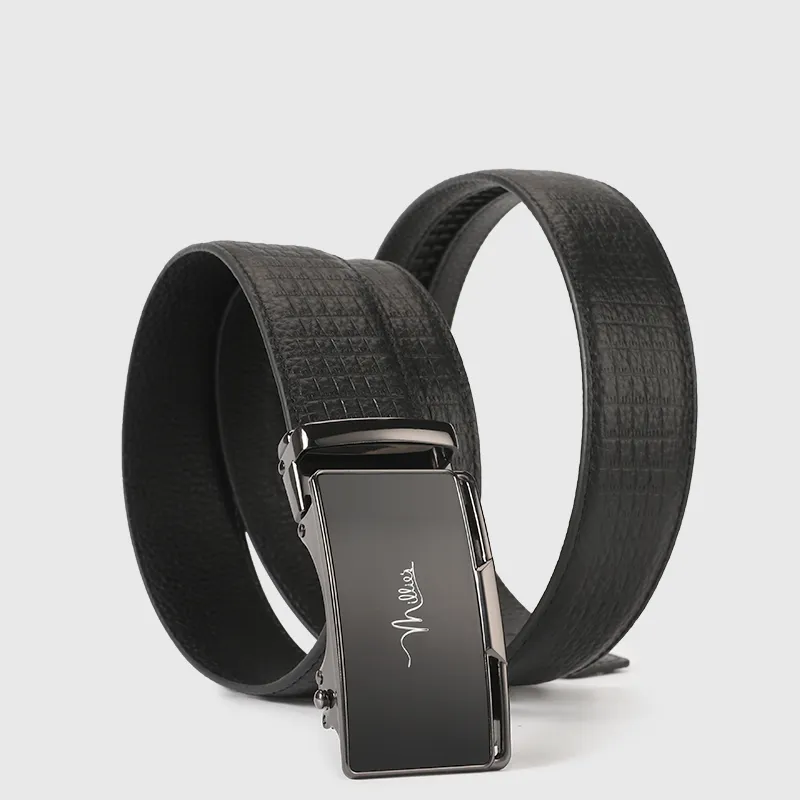 MILLIE'S Cow Leather Top Grain Cow Leather Leather Belts Men's 3.5cm-3