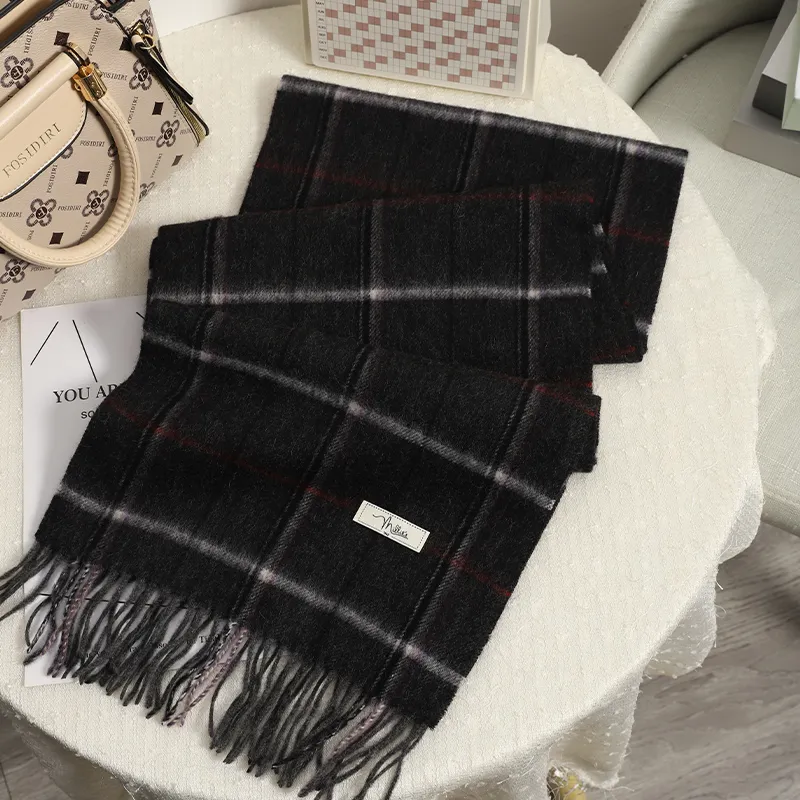 MILLIE'S Wool Knit Scarves Unisex-4